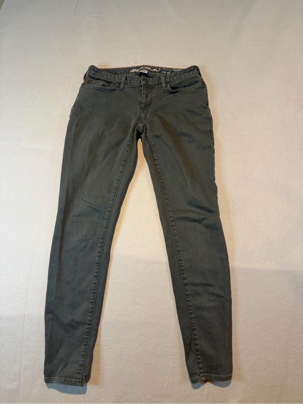 Eddie Bauer Women’s Skinny Jeans - Olive Green